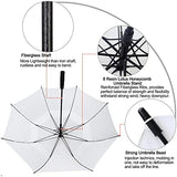 G4Free 47/54/62/68 Inch Automatic Open Golf Umbrella Oversize Extra Large Double Canopy Vented Windproof Waterproof Stick Umbrellas