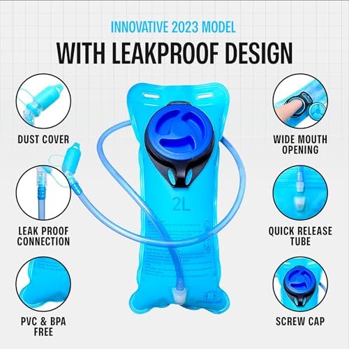 Sojourner Rave Hydration Pack - Hydration Backpack - Hydropack with 2L Bladder - Water Backpack for Festivals, Hiking, Running, Biking and More