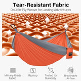 Kootek Camping Hammock 500 lbs Capacity, Portable Hammocks with Tree Straps & Attached Carry Bag, Camping Essentials Gear, Perfect for Outside Indoor Hiking Beach Backpack Travel