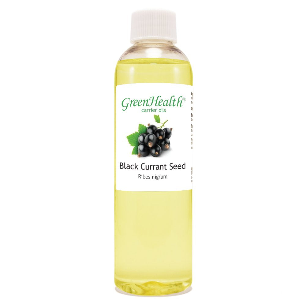 GreenHealth Black Currant Seed Oil – 4 fl oz (118 ml) – 100% Pure Virgin Cold Pressed