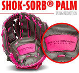 Franklin Sports Youth Teeball Gloves - Shok Sorb Kids Baseball + Teeball Mitt - Boys + Girls Fielders Gloves for Teeball, Baseball + Softball - 10.5" Inch Glove - Multiple Colors
