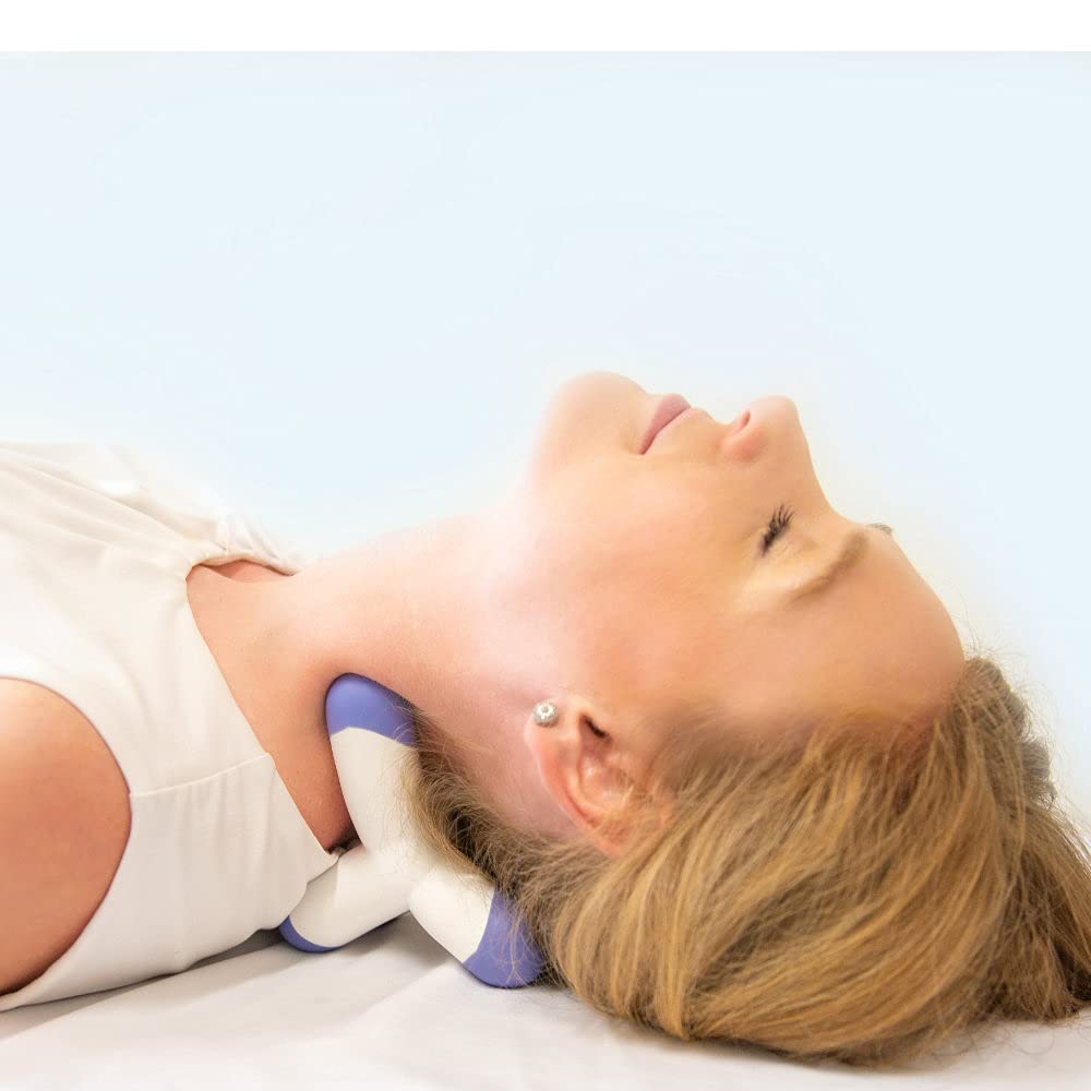 Pressure Point Neck Massager for Pain Relief, Trigger Point Massage Tool, Occipital Release, Headache Relief, Unique Design Targets Deep Neck Muscles, Fast Effective Relief