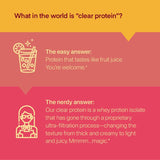 Oath Nutrition Clear Whey Isolate Protein Powder, Coconut Colada, 20g Complete Protein per Serving, No Added Sugar, Grass-Fed, 21 Servings