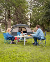 FanttikOutdoor Camping Tent 4/6/8/10 Person Instant Cabin Tent Setup in 60 Seconds with Rainfly & Windproof Portable with Carry Bag for Family Camping & Hiking