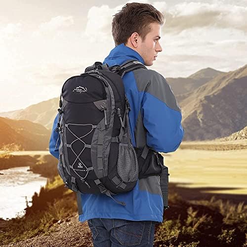 INOXTO lightweight Hiking Backpack 35L/40L Hiking Daypack with Waterproof Rain Cover for Travel Camping Outdoor Men and Women