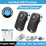 Garage Stop 2X for G1T-BX, 38501R Genie Intellicode Garage Door Remote, 1-Button Genie Garage Door Opener Remote Replacement, Auto-Seek Dual Frequency (315/390 MHz)