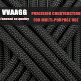 VVAAGG 550 Paracord 200FT - 4mm Lightweight and Durable Camping Tent Marine Rope, Nylon Parachute Cord