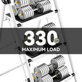 Step Ladder, Folding Step Stool with Wide Anti-Slip Pedal, Sturdy Steel Ladder, Convenient Handrail, Lightweight, Portable Steel Step Stool