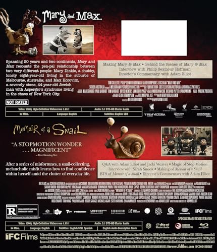 Memoir of a Snail / Mary and Max - Double Feature [Blu-Ray]