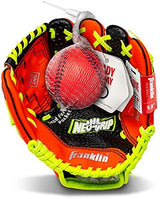 Franklin Sports Youth Teeball Glove - 9.0 Inch Neo-Grip Synthetic Leather Fielding Glove - Left & Right Handed Ready To Play with Ball