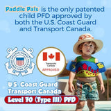 Body Glove Paddle Pals Learn to Swim Coast Guard Approved Kids Life Jacket PFD