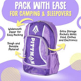 Pittman Outdoors AirBedz Kidmat Deluxe Twin Air Mattress for Kids | Includes Electric Pump & Colorful Travel Backpack | Puncture-Resistant & Easy-Inflate