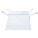 DURASACK Concrete Washout White Bag 130-Gallon Open Top Flat Bottom Woven Polypropylene Construction Demo Contractor Bag with Plastic Liner