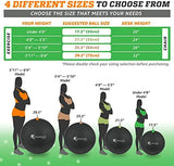 SmarterLife Exercise Ball Yoga Ball for Fitness, Balance, Stability, or Pregnancy, Gym Ball for Core Workout, Physical Therapy, Yoga Ball Chair for Office, Anti-Slip Anti-Burst