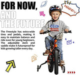 RoyalBaby Kids Bike EZ Freestyle Training Free Balance to Pedal Easy Learning Bicycle, 12-18 Inch for Toddlers to Big Kids