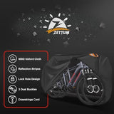 Bike Cover for 2 Bikes - Outdoor Bike Covers for Stationary 2 Bikes Heavy Duty & Waterproof, 600D Bicycle Covers for 2 eBike, Mountain Bike, Road Bike, Hybrid Bike, Beach Cruiser Bike Storage
