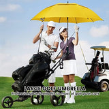 ZOMAKE Automatic Open Extra Large Golf Umbrella 51/54/62/68 Inch, Double Canopy Vented Windproof Oversize Stick Umbrellas for Rain