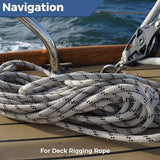 3/8 Inch 120ft Double Braided Polyester Arborist Rope, Heavy Duty Nylon Rope for Anchor, Tree Work, Cargo, Pulling, Sailing(ArmyGreen)