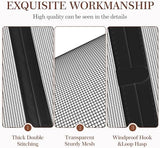 Yotache Magnetic Screen Door Fits 70x79 Inch Doors, 72"x80" Reinforced Mesh - Double-Sided Opening Screen with Super-Strong Magnets for Patio, Sliding, French, Front & Back Doors