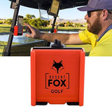 DESERT FOX GOLF Phone Caddy – Adjustable Golf Cart Phone Holder with Secure Strap for Hands-Free GPS & Golf Apps – Universal Fit