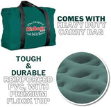 AirBedz by Pittman Outdoors - Lite Full Size Short Truck Bed Air Mattress, Green - 6-6.5' Long, with Portable DC Air Pump