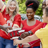 Arizona Wildcats Party Supplies 48 Piece Officially Licensed University Set: 16 oz. Plastic Beverage Cups, 9" Paper Plates, Luncheon Napkins, Complete Party Supplies for 16 Guests by Westrick