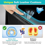 Sckee 2025 Upgraded XL Portable Toilet for Adults,16.5'' Tall Camping Toilet with Lid and Convenient Carry Bag, Portable Potty for Camping, Hiking, Car Travel,Truck, RV, Boating, Road Trips, Beach