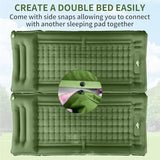 78in x 29in x 5in Camping Sleeping Pad, Upgraded Durable Waterproof Compact Traveling Air Mattress, Built-in Foot Pump, Ultralight Inflatable Sleeping Mat for Backpacking, Hiking