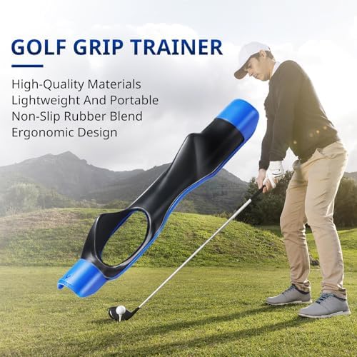 Golf Grip Trainer, Golf Training Aid, Golf Grip Kit, Golf Club Grips, Grip Trainer Golf Club to Help Train Correct Hand Position
