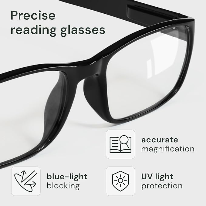 Gaoye Reading Glasses Men/Women, Eyeglasses, Blue Light Readers for Men/Women, Computer Eye Glasses, Cheaters