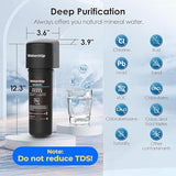 Waterdrop 10UA Under Sink Water Filter System, Reduces PFAS, PFOA/PFOS, Lead, Chlorine, Bad Taste & Odor, Under Counter Water Filter Direct Connect to Kitchen Faucet, NSF/ANSI 42 Certified, 8K Gallons
