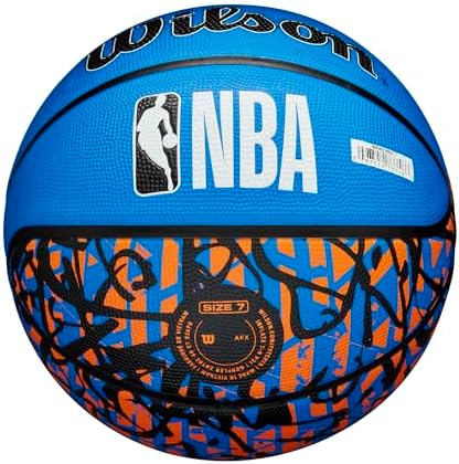 WILSON NBA Team Graffiti Basketballs - Size 7-29.5"