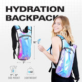 Sojourner Rave Hydration Pack - Hydration Backpack - Hydropack with 2L Bladder - Water Backpack for Festivals, Hiking, Running, Biking and More