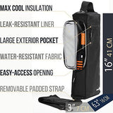 Athletico Golf Cooler Bag - Soft Sided Insulated Cooler Holds a 6 Pack of Cans or Two Wine Bottles