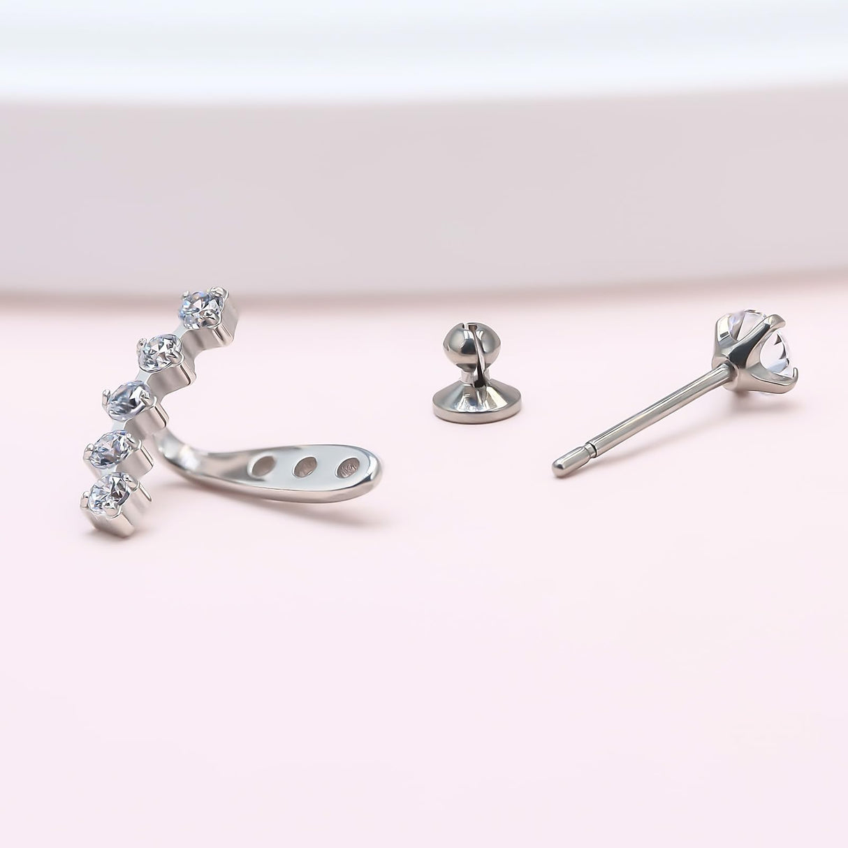 Limerencia F136 Hypoallergenic Pure Titanium Earrings for Women