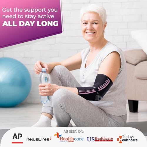 DR. BRACE® Elite Elbow Brace Support, Breathable Elbow Compression Sleeve with Gel Pad for Golfer's, Tennis Elbow & Tendonitis Treatment & Pain Relief 2024