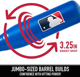 Franklin Sports MLB Jumbo Kids Plastic Baseball Bat - Backyard Bat with Large Barrel for Toddlers - Fat Plastic Bat
