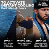 Tough Outdoors Cooling Towel - Cooling Towels for Neck & Face - Ice Wrap & Sweat Rag for Camping Gym Yoga & Sports - Workout Towel for Gym Sweat - Cool Towels for Extreme Heat