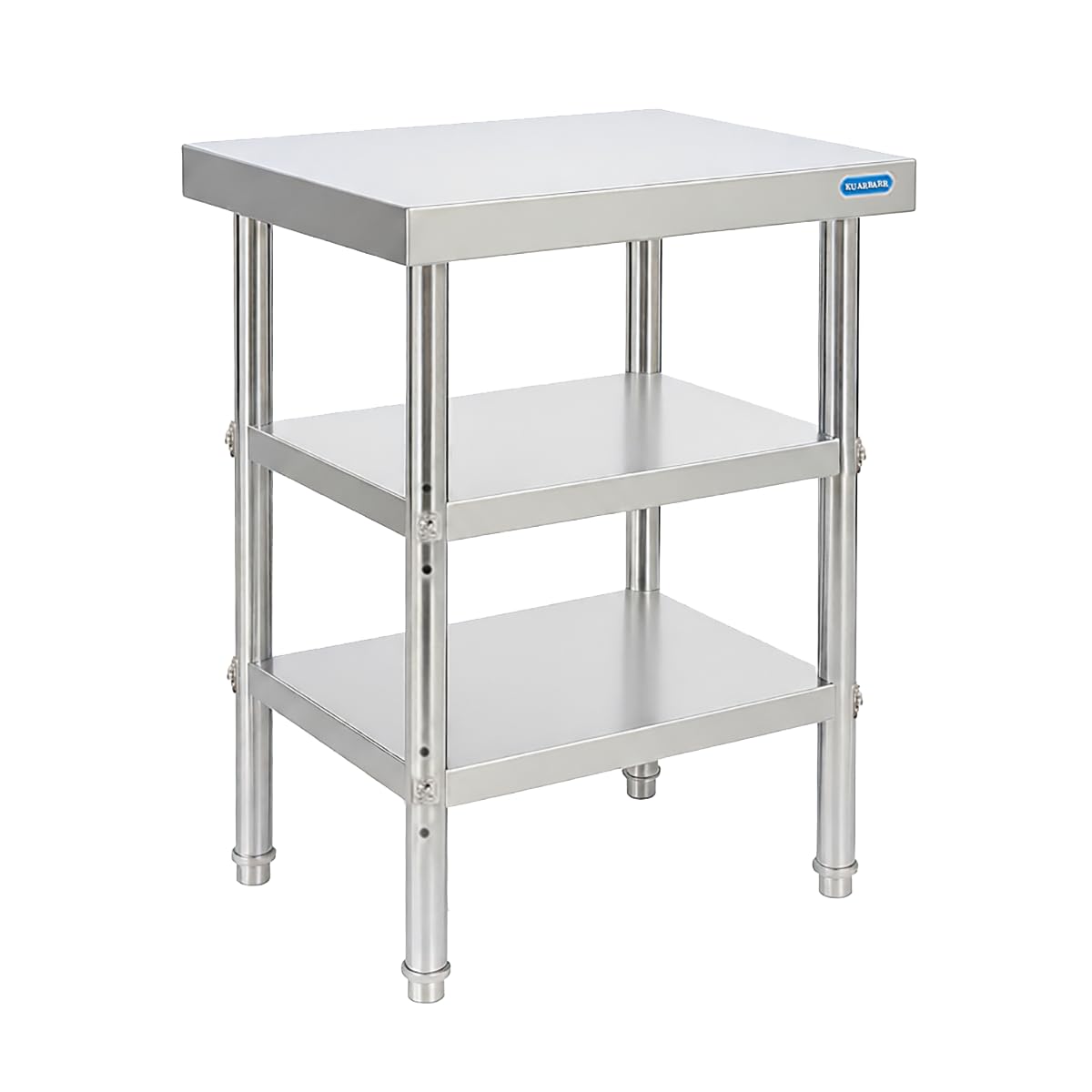 KUARBARR Stainless Steel Table Stainless Steel Prep Table 18 x 24 Inch, NSF Metal Commercial SS Kitchen Prep Worktable for Restaurant Kitchen Garage Warehouse