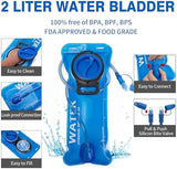 Hydration Backpack Pack with 2L Water Bladder 18L Hiking Backpack Women Men Lightweight Hydropack Insulated Daypack for Biking, Running, Festival