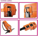 Tree Climbing Gear, Cowhide Leather Tree Climbing Spikes Set, Height-Adjustable Tree Climbing Spurs for Tree Work, Tree Trimming, Tree Cutting, Logging, Hunting, Picking Fruit,
