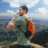 Lightweight Hydration Backpack, Running Backpack with 2L Water Bladder, Hydro Water Daypack for Cycling Hiking Rave for Men Women