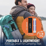 TREKOLOGY Portable Beach Table, Mini Folding Beach Table for Sand, Compact Foldable Design, Quick Setup, Weather-Resistant, Lightweight, Ideal for Beach, Hiking, Picnics, and Camping