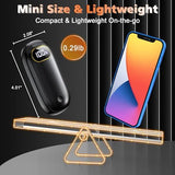 Hand Warmers Rechargeable - 14000mAh Electric Hand Warmers Rechargeable 2 Pack Heat Up to 131℉ with 18Hrs Warmth, Reusable Electronic Portable Pocket Heater for Women Man Golf Raynauds Camping