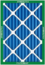 Filterbuy 20x25x2 Air Filter MERV 13 Optimal Defense (4-Pack), Pleated HVAC AC Furnace Air Filters Replacement (Actual Size: 19.50 x 24.50 x 1.75 Inches)