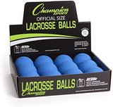 Champion Sports Lacrosse Balls: Official Size Sporting Goods Equipment for Professional, College & Grade School Games, Practices & Recreation - NCAA, NFHS and SEI Certified