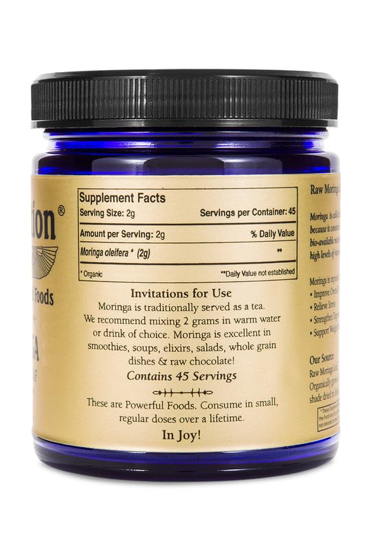 Sun Potion Moringa Leaf Powder - 90 Gram Jar