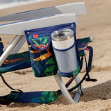 Tommy Bahama 5 Position Beach Chair (Green Leaves)