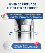 6-Mode High Pressure Handheld Shower Head with Filter, HOPOPRO High Flow Filtered Handheld Showerhead, Water Softener Filters for Hard Water - Removes Chlorine - Improves Skin Hair Condition