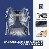 Maelstrom Cooler Backpack - 35/50 Can Insulated Soft Cooler Lunch Bag for Camping, Beach, Hiking & Shopping